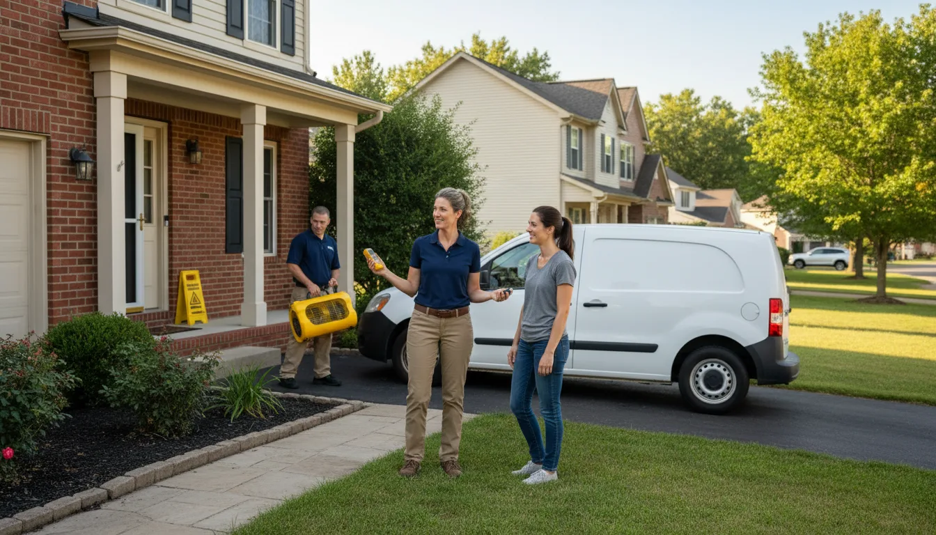 Water restoration image for Dehumidification And Cleanup Services in Anawalt, WV